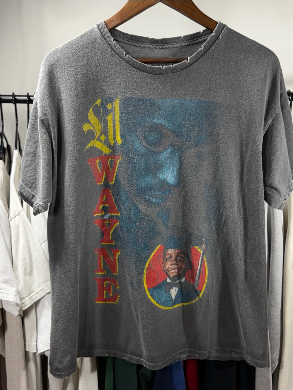 Lil Wayne Graphic Short-Sleeve Tee - Gray